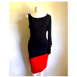 Bebe Addiction Asymmetrical Kimono Casual Dress XS